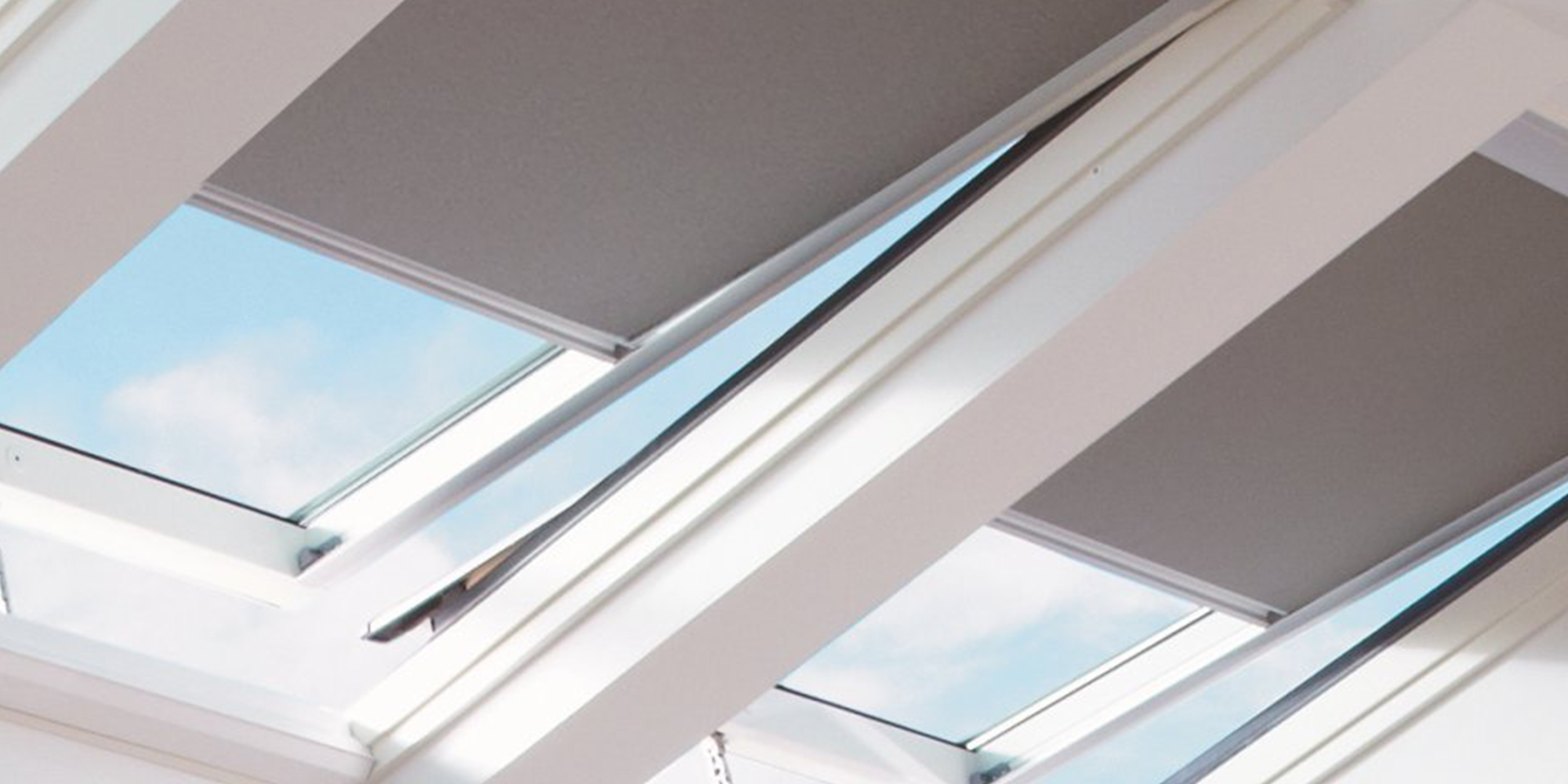 Velux black-out skylight blinds example